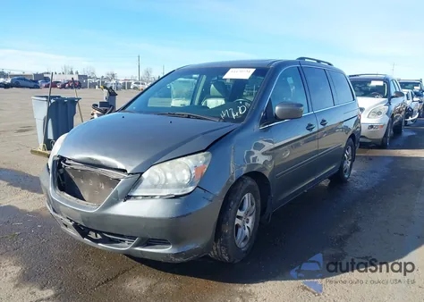 2007 Honda Odyssey Ex-L из США, поврежденный, VIN 5FNRL38787B436737